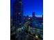 Night view of city buildings and streets at 100 Beach Ne Dr # 1900, St Petersburg, FL 33701