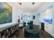 Relaxing sitting area with ocean views and built-in bar at 100 Beach Ne Dr # 1900, St Petersburg, FL 33701