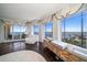 Serene sitting area in the main bedroom with water views and comfy seating at 100 Beach Ne Dr # 1900, St Petersburg, FL 33701