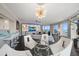 Elegant dining area with hardwood floors and city views at 100 Beach Ne Dr # 1900, St Petersburg, FL 33701