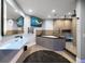 Luxurious bathroom with soaking tub, glass shower, and modern vanity at 100 Beach Ne Dr # 1900, St Petersburg, FL 33701