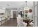 Kitchen boasts stainless steel appliances and breakfast nook at 5523 Carlton Rd, New Port Richey, FL 34652