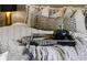 Stylish bedroom with decorative tray and cozy throw blanket on bed at 5523 Carlton Rd, New Port Richey, FL 34652