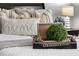 Main bedroom with decorative pillows and tray at 5523 Carlton Rd, New Port Richey, FL 34652