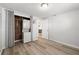 Compact laundry area with stackable washer and dryer at 4239 Tamargo Dr, New Port Richey, FL 34652