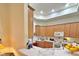 Kitchen with wood cabinets, ample counter space, and breakfast bar at 542 Farragut Ct, Spring Hill, FL 34609