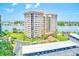 High-rise condo building with waterfront location and parking at 736 Island Way # 404, Clearwater Beach, FL 33767