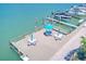 Private dock with seating area, perfect for enjoying waterfront views at 736 Island Way # 404, Clearwater Beach, FL 33767