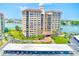 High-rise condo building with waterfront location and parking at 736 Island Way # 404, Clearwater Beach, FL 33767