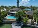 Luxury waterfront property with pool and private dock at 309 Belle Isle Ave, Belleair Beach, FL 33786