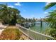 Private dock with access to the waterway at 309 Belle Isle Ave, Belleair Beach, FL 33786