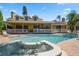 Relaxing pool and spa area with patio at 309 Belle Isle Ave, Belleair Beach, FL 33786