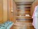 Clean and spacious sauna with wood interior at 309 Belle Isle Ave, Belleair Beach, FL 33786
