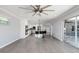 Spacious open-concept kitchen with modern appliances, island seating, and ample natural light at 3931 38Th S Way, St Petersburg, FL 33711