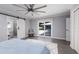 Bright bedroom with sliding glass doors leading to backyard patio at 3931 38Th S Way, St Petersburg, FL 33711