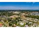 Aerial view showcasing a single-Gathering house nestled within a residential neighborhood at 3931 38Th S Way, St Petersburg, FL 33711
