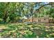 Large backyard with grassy area and mature trees at 6490 34Th N Ave, St Petersburg, FL 33710