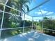 Enjoy the view from this screened patio at 1638 Polo Club Dr, Tarpon Springs, FL 34689