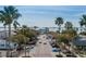 Aerial view of Gulfport's beach road at 2850 59Th S St # 204, Gulfport, FL 33707