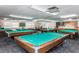 Community game room with multiple billiard tables at 2850 59Th S St # 204, Gulfport, FL 33707