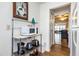 Kitchen area with microwave, coffee maker, and toaster at 2850 59Th S St # 204, Gulfport, FL 33707