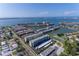 Aerial view of waterfront condo community with tennis courts at 2850 59Th S St # 204, Gulfport, FL 33707