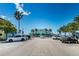 View of Gulfport Casino building and street parking at 2850 59Th S St # 204, Gulfport, FL 33707