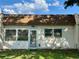 Back exterior view showing a single-story building at 1280 Mission Cir # 45C, Clearwater, FL 33759