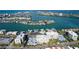 Aerial view of waterfront condos, marina, and cityscape at 830 S Gulfview Blvd # 305, Clearwater Beach, FL 33767