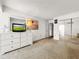 Bedroom with an art piece, dresser, and mirrored closet doors at 830 S Gulfview Blvd # 305, Clearwater Beach, FL 33767
