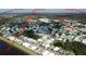Aerial view showcasing community location near Tampa Bay at 402 Blue Marlin Dr, Oldsmar, FL 34677