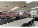 Community library with bookshelves and tables for residents to enjoy at 402 Blue Marlin Dr, Oldsmar, FL 34677