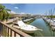 Stunning view of boats docked at the marina at 1750 Harbor S Pl # 103, South Pasadena, FL 33707