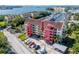 Aerial view of condo building near marina at 1750 Harbor S Pl # 103, South Pasadena, FL 33707