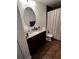 Bathroom with granite vanity, tiled floor and shower/tub at 10200 Gandy N Blvd # 816, St Petersburg, FL 33702