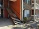 Exterior view of a concrete staircase leading to building entrance at 10200 Gandy N Blvd # 816, St Petersburg, FL 33702