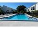 Inviting community pool with ample deck space at 2060 Marilyn St # 124, Clearwater, FL 33765