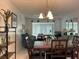 Dining room with table and chairs, near kitchen and living room at 2060 Marilyn St # 124, Clearwater, FL 33765
