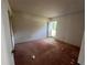 Simple bedroom with pink carpet and a window at 3754 Lake Joyce Dr, Land O Lakes, FL 34639