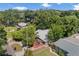 Aerial view of house and surrounding neighborhood at 1006 E Fern St, Tampa, FL 33604
