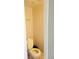 Simple bathroom with toilet and light beige walls at 318 Windrush Blvd # 9, Indian Rocks Beach, FL 33785