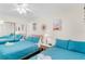 Bright bedroom with two double beds, mirrored closet, and beach decor at 19610 Gulf Blvd # 409, Indian Shores, FL 33785