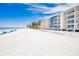 Building and beach view at 19610 Gulf Blvd # 409, Indian Shores, FL 33785