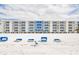 Building exterior and beach view at 19610 Gulf Blvd # 409, Indian Shores, FL 33785