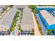 Aerial view of homes and lush green landscaping at 1109 Pinellas Bayway S # 306, Tierra Verde, FL 33715