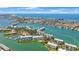 Aerial view of waterfront community at 8001 Sailboat Key S Blvd # 204, St Pete Beach, FL 33707