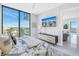 Comfortable bedroom with city views and dresser at 301 1St S St # 2905, St Petersburg, FL 33701