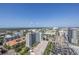 Aerial view of cityscape showing location of building and surrounding areas at 301 1St S St # 2905, St Petersburg, FL 33701