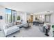 Bright living room with city views and open floor plan at 301 1St S St # 2905, St Petersburg, FL 33701