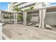 Enjoy relaxing cabanas with white curtains at 301 1St S St # 2905, St Petersburg, FL 33701